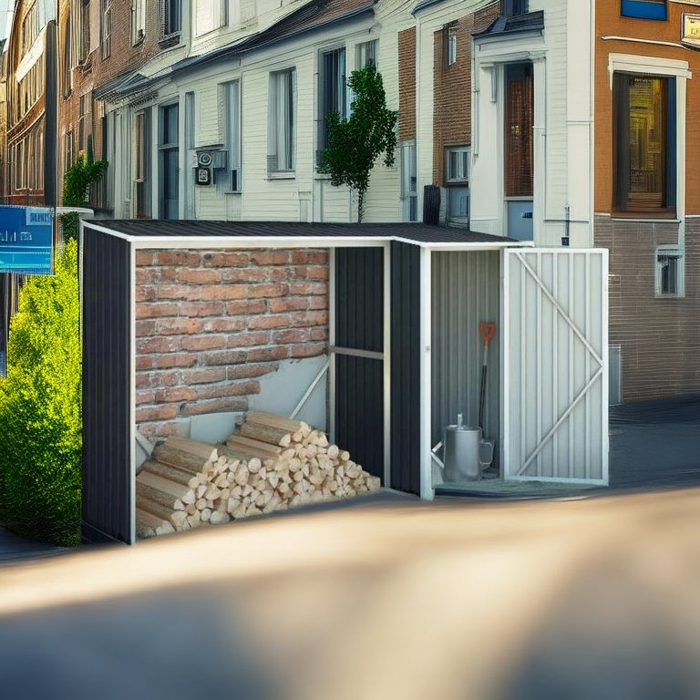 Дровница металлическая Heavy Duty для хранения дров