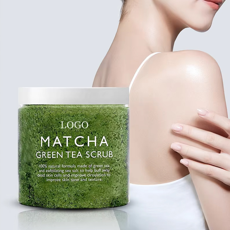Ditong Private Label Natural Exfoliating Wholesale Facial Whipped Matcha Green Tea Body Scrub