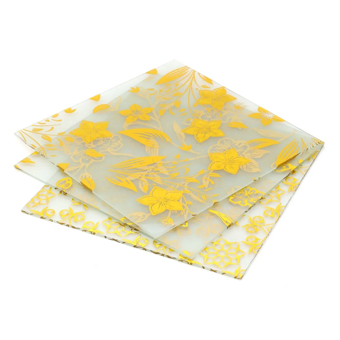 3mm 5mm 6mm 8mm Acid Golden Decorative Glass for Building