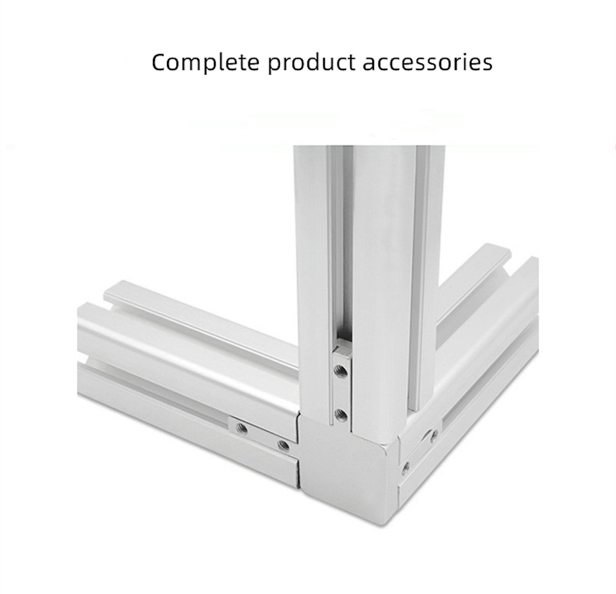 Zinc Alloy Straight Corner Brace Bracket Angle 3 Way Aluminium Profile 2020 Angle Corner Bracket