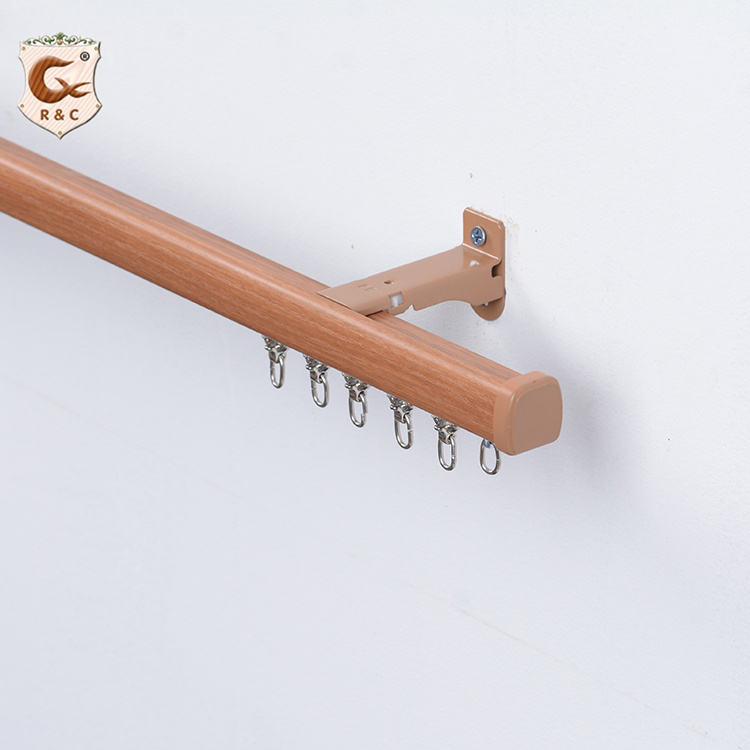 Manufacturer Custom Size Ceiling Mount Window Aluminium Curtain Rail Tracks