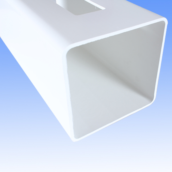 Plastic Fencing Profile, PVC Fencing Post Picket Profile, Plastic Post Material Profile for Fencing