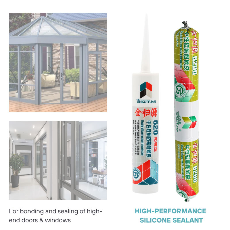 Prime Quality Non-Shrinkage Weatherproof Door & Window Neutral Silicone Adhesive Sealant