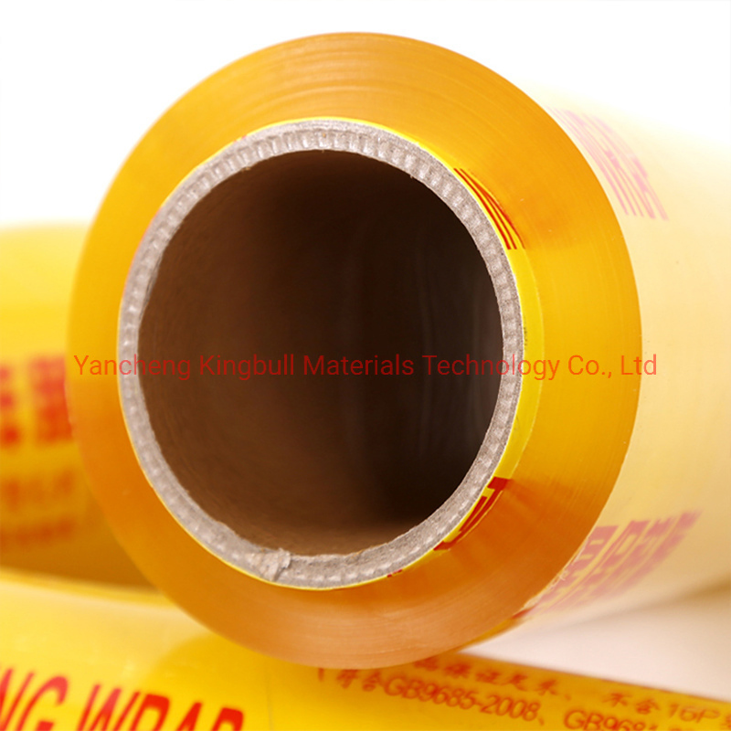 Supermarket Large Roll PVC Food Grade Fresh Packaging Stretch Winding Film Commercial Use