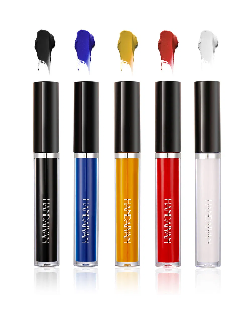 Matte 5 Color Lip Glaze Set DIY Lipstick Hand Color Lip Gloss Easy Color Makeup