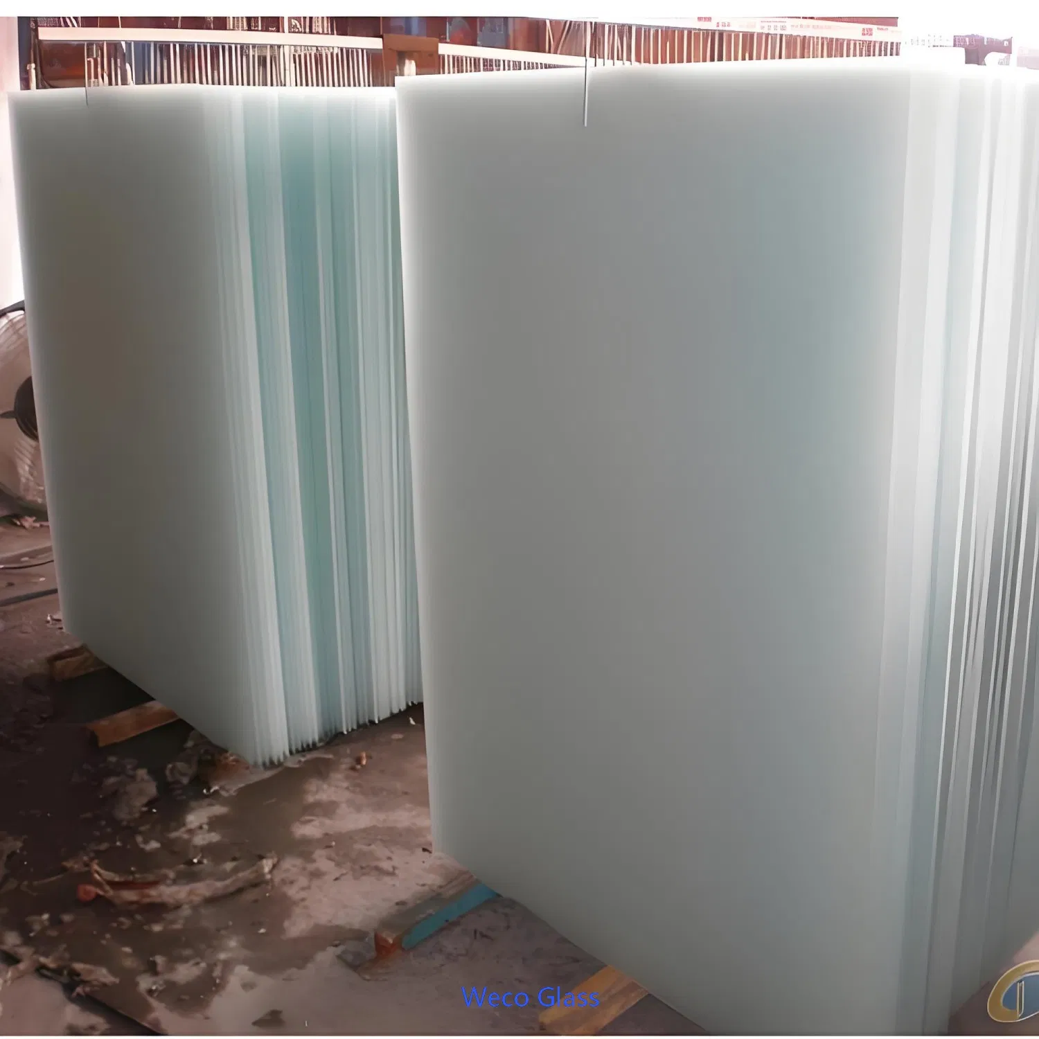 5mm 6mm 8mm Ultra Clear Frosted Acid Etched Glass for Bathroom Doors