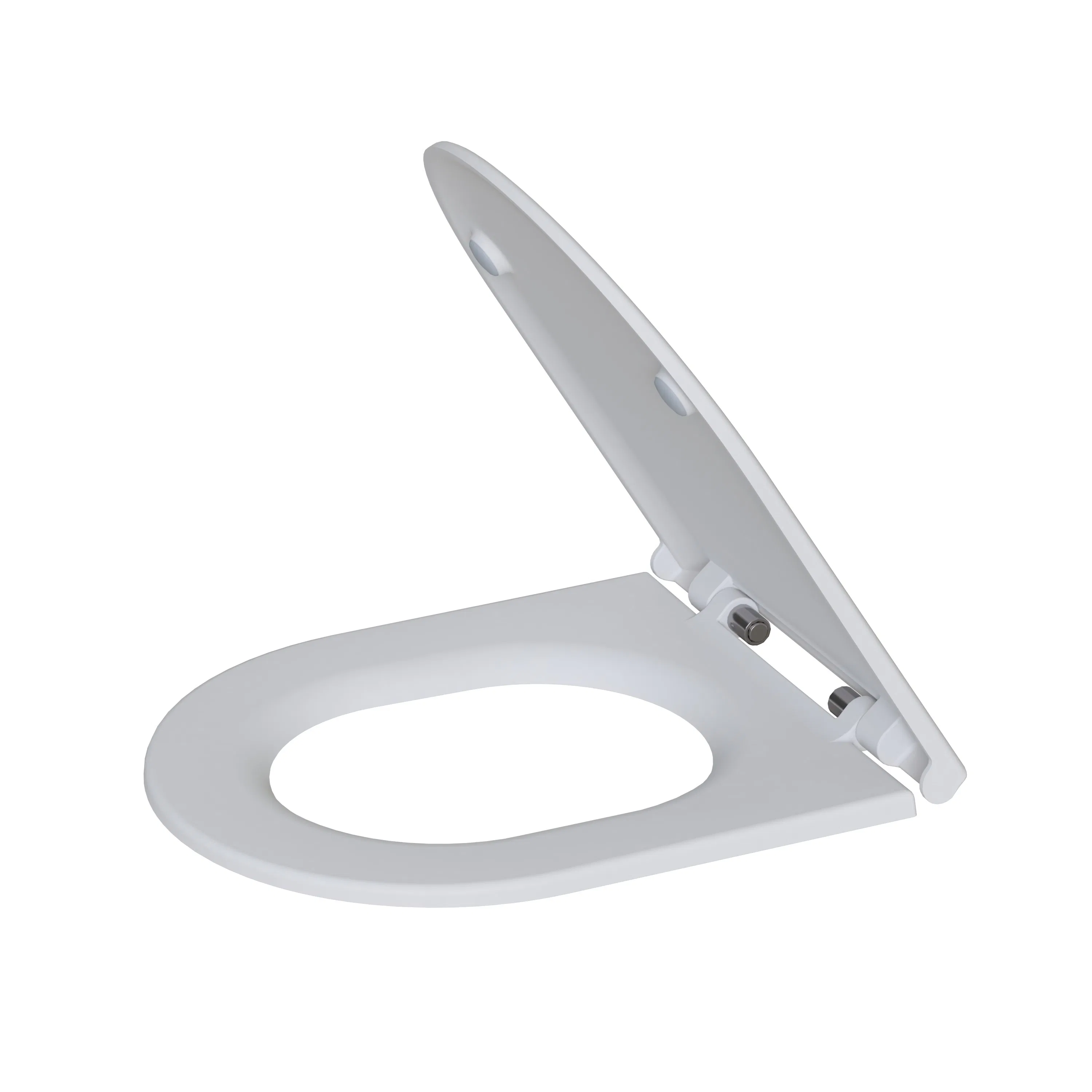 Contemporary Matte D-Shape Toilet Seat for Elegant Bathrooms