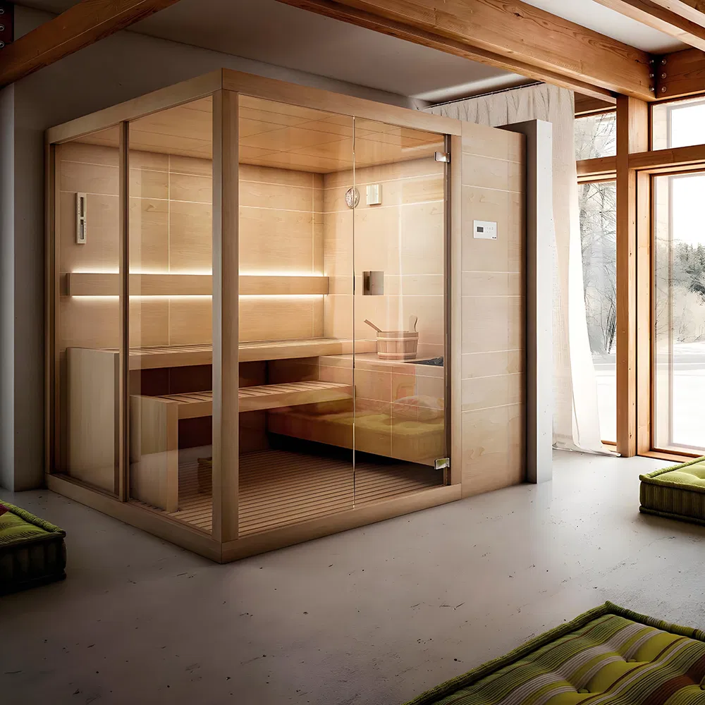 Домашняя сауна из дерева: личный SPA-уголок в ванной