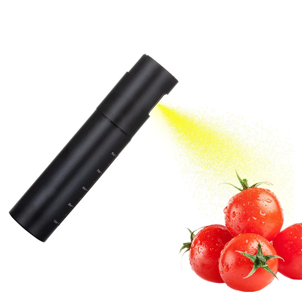 3.5oz Kitchen Precise Oil Control Stainless Steel Oil Spray Bottle for Cooking Frying Grilling BBQ