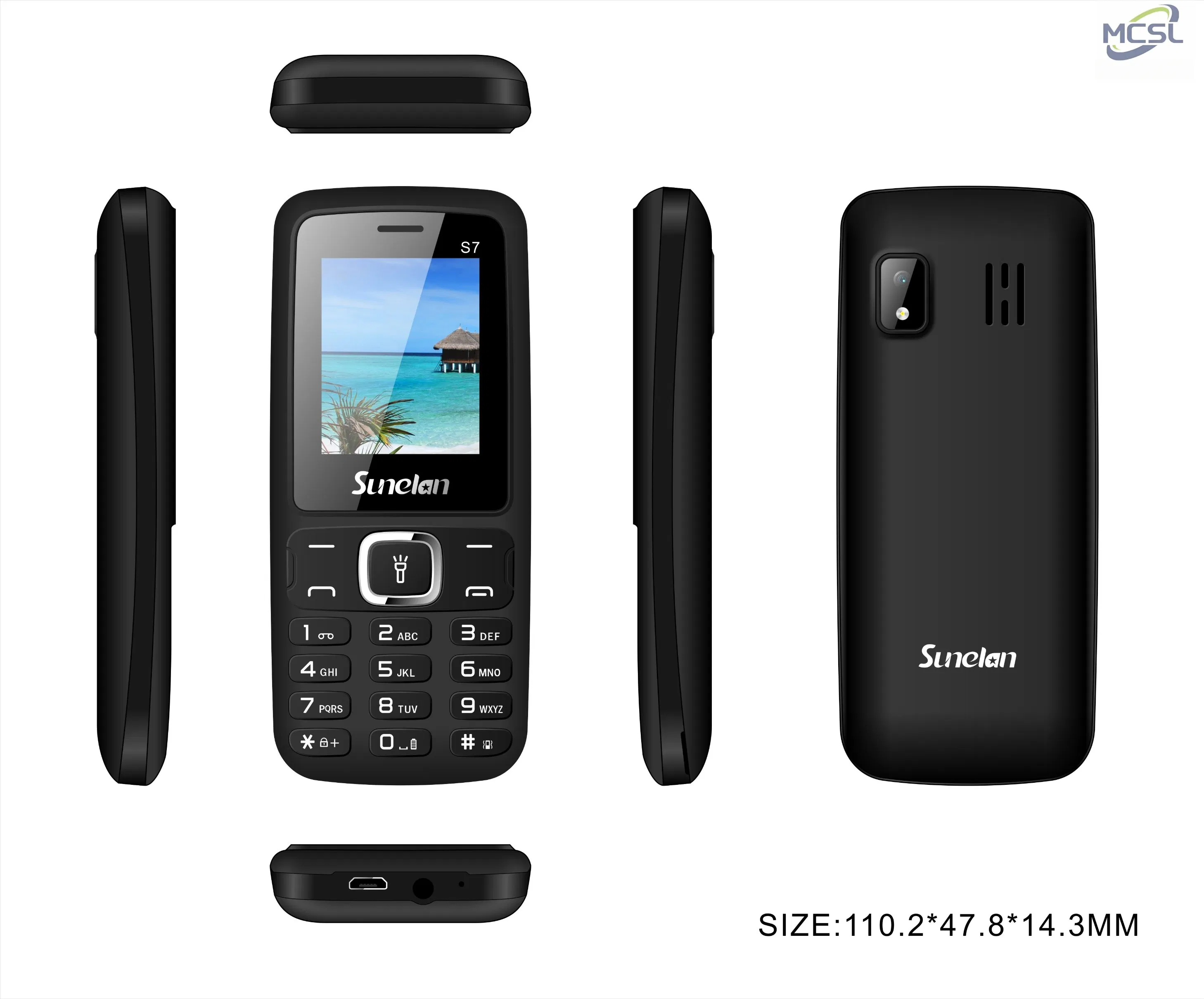 Мобильный телефон Sunelan S7, 1.8 дюйма, оптом