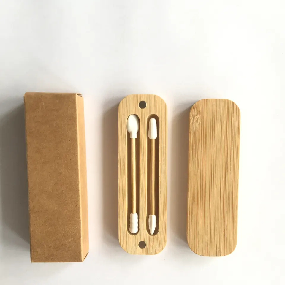 Custom Reusable Cotton Buds for Ear Cleaning Makeup