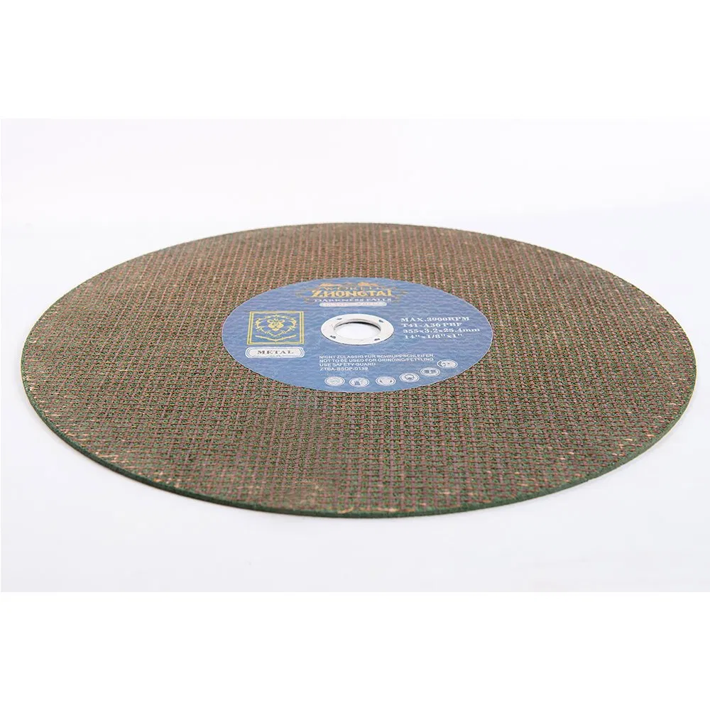 2021 Hot Sale 355X3X25.4mm 14 Inch Single Net Cut off Cutting Wheels for India