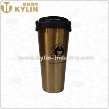 15oz 450ml Vacuum Water Cup Water Bottle with Lid and Allover Printing