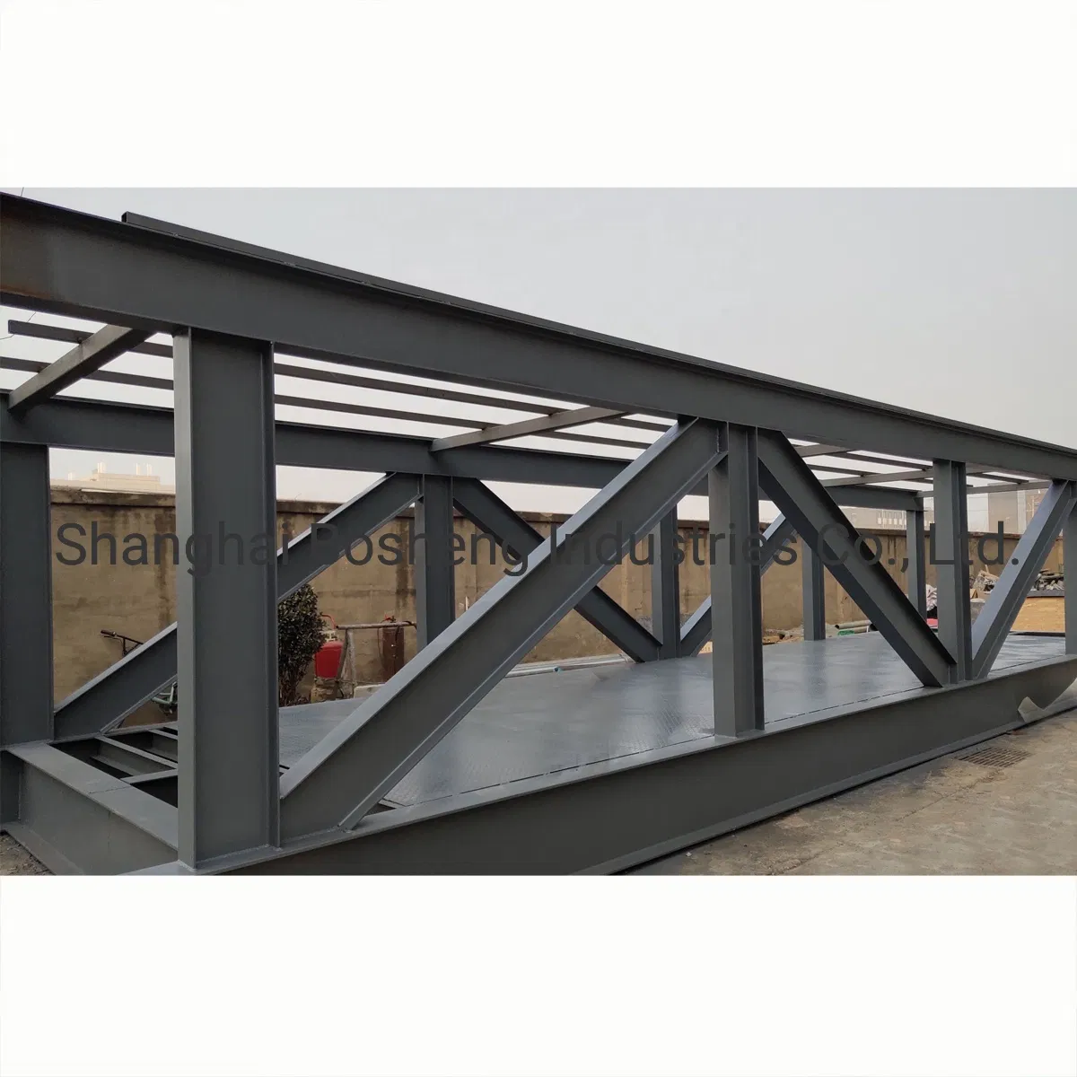 Steel Bridge Temporary Steel Structure Bailey Bridge