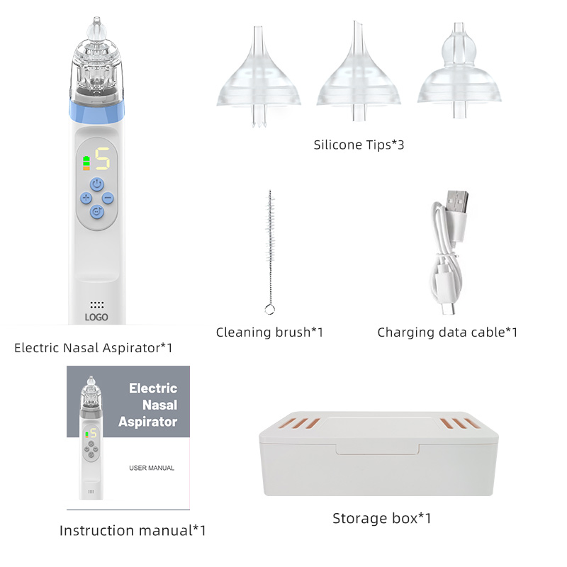 New Arrival Waterproof Rechargeable Portable Electric Nasal Aspirator for Babies