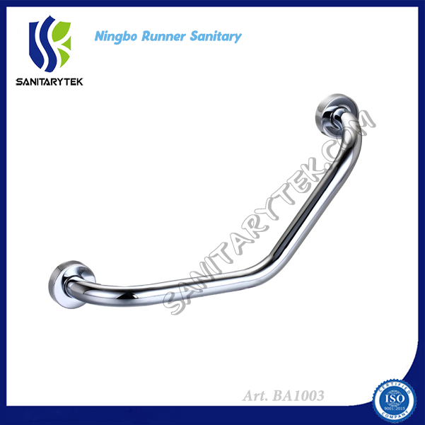 Угловой поручень для ванной и туалета из нержавеющей стали