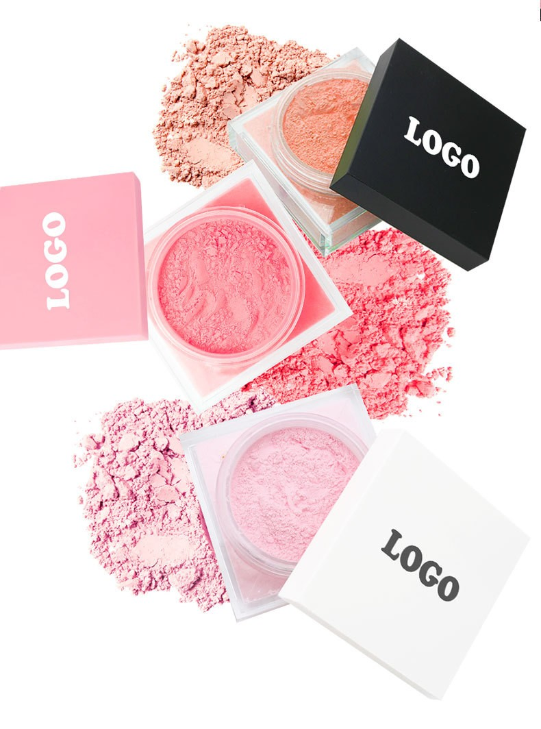 Loose Powder Blush Makeup Vegan Pigment Blush Private Brand
