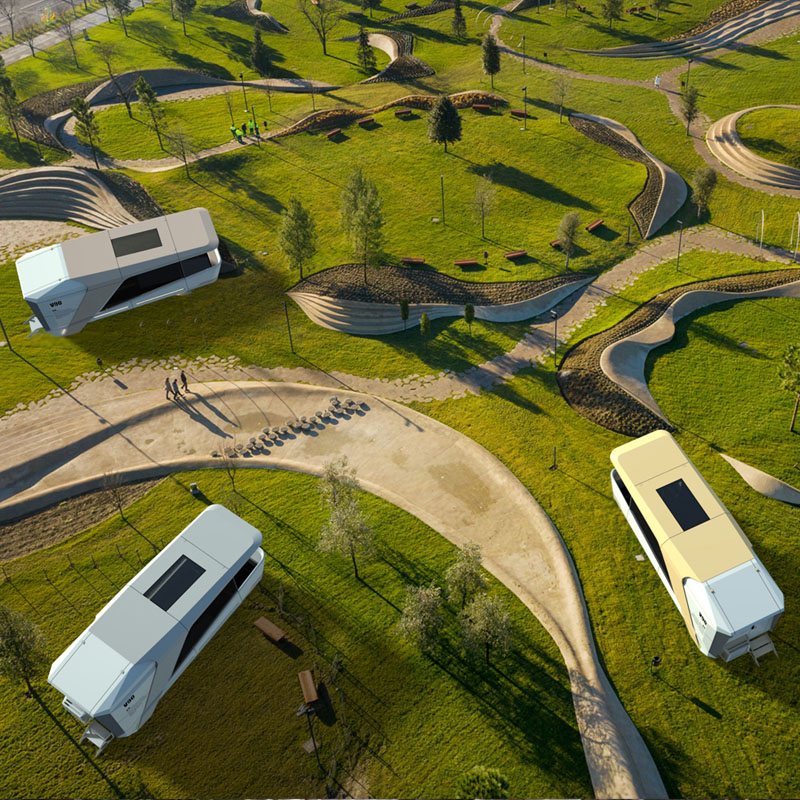 Luxury Container House for Outdoor Camping Party and Staying Overnight