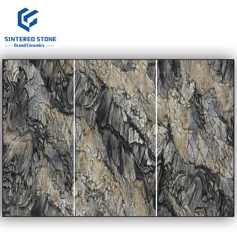 320X1600X6mm Porcelain Marble Look Slab Sintered Stone Wall Tile for Outdoor Dining Living Room Garden Hall for Interior