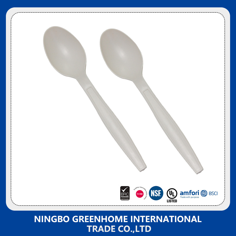 Eco-Friendly Biodegradable Disposable Cutlery Corn Starch Forks and Spoons Cutlery Set for Party