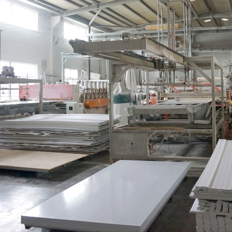 1220*2440mm Celuka White Fireproof Plastic Glossy PVC Foam Sheet Board for Cabinet