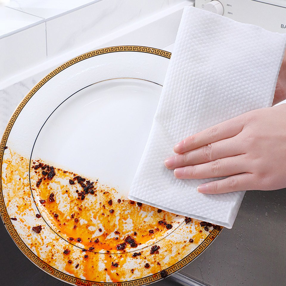 Wet Wipes Kitchen Cleaning Mechanical Oil Contamination Wiping Nonwoven
