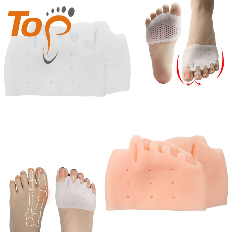 Soft Foot Cushions for Fasciitis and Toe Alignment Gel Metatarsal Pads
