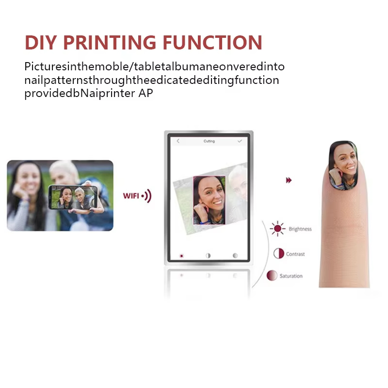 Wholesale Manicure Nail Printer Machine Nail Design Machine Printer Portable 3D Manicure Nail Polish Printer