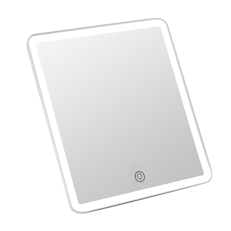 9.5" Portable LED Makeup Mirror with 3-Color Dimmable Light