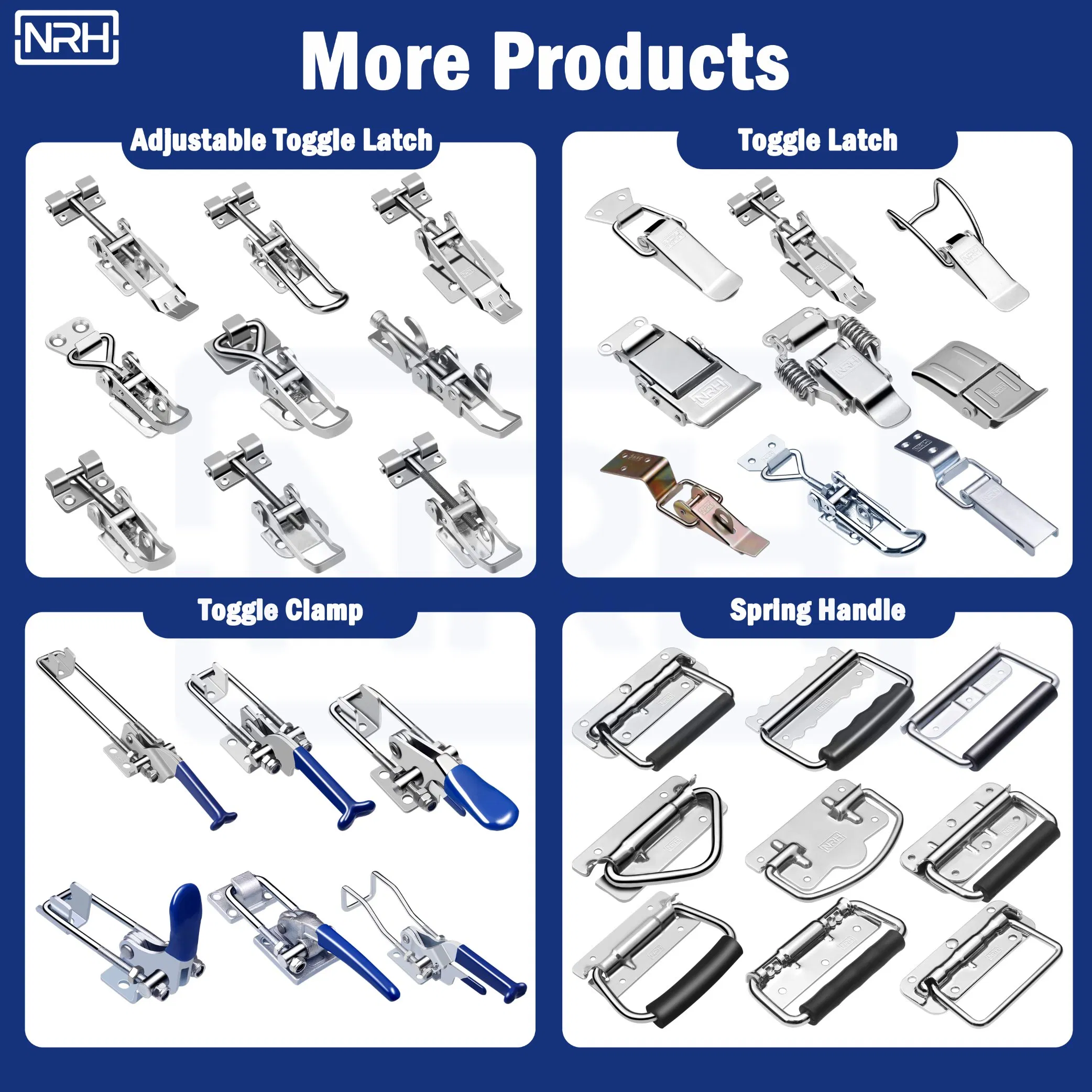 Nrh R7954 Corrosion Resistant Pin Latch for Plastic Cases Zinc Plated