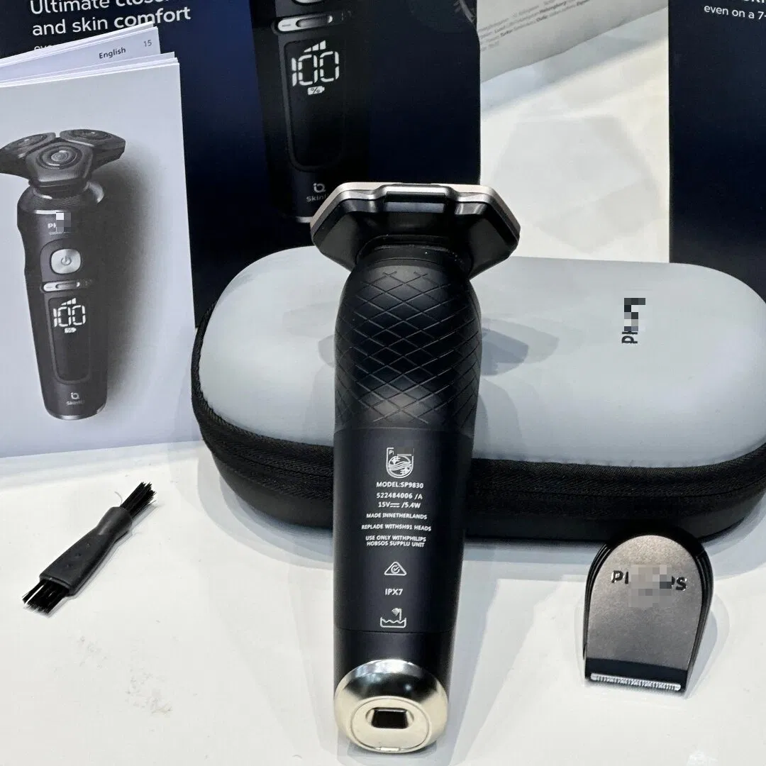 2025 Razor Men Grooming Kit 5 in 1 Ipx6 Waterproof Beard Nose Body Hair Trimmer Shaver 3 Speeds with EVA Bag