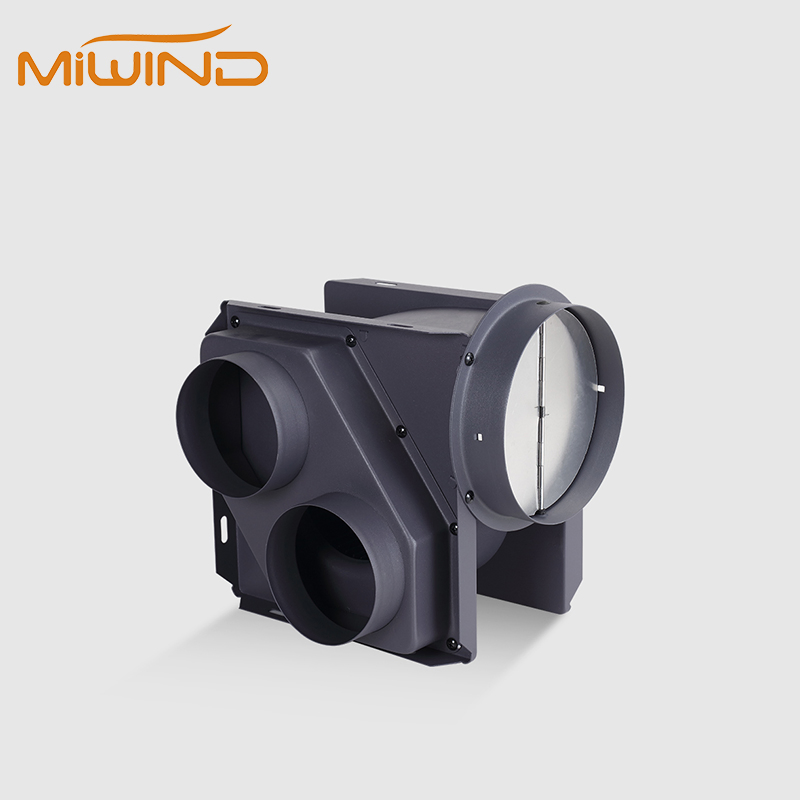 Square Ventilation Axial Flow Wall Mounted Air Shutter Exhaust Fan