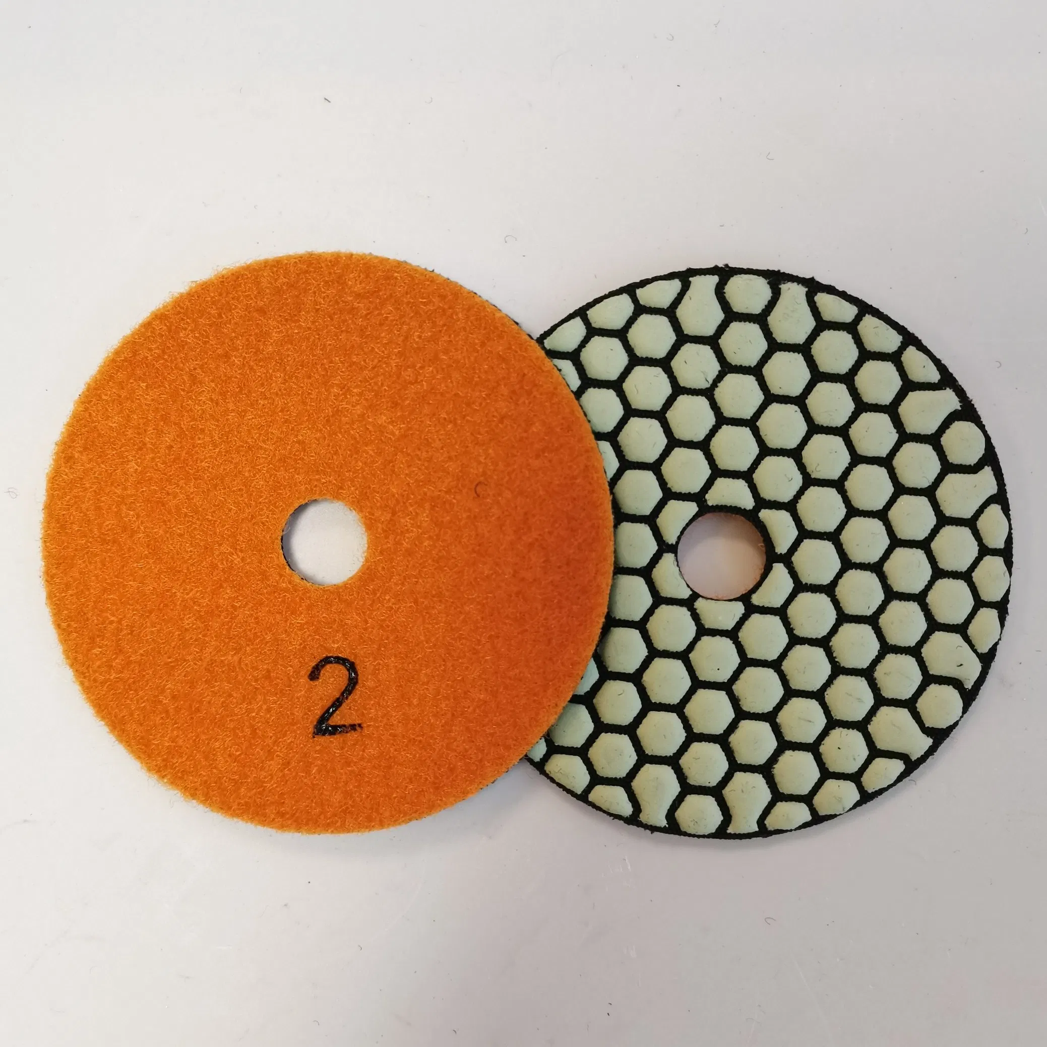 Best Selling Promotional Price 3 Step Wet 4inch Diamond Polishing Pads for Granite Marble Stone