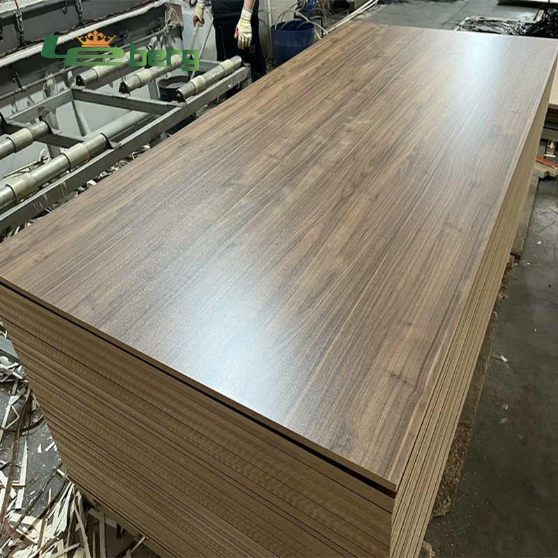 1.2mm, 1.5mm, 1.7mm Synchronized Melamine Laminated MDF Melamine Recon Plywod