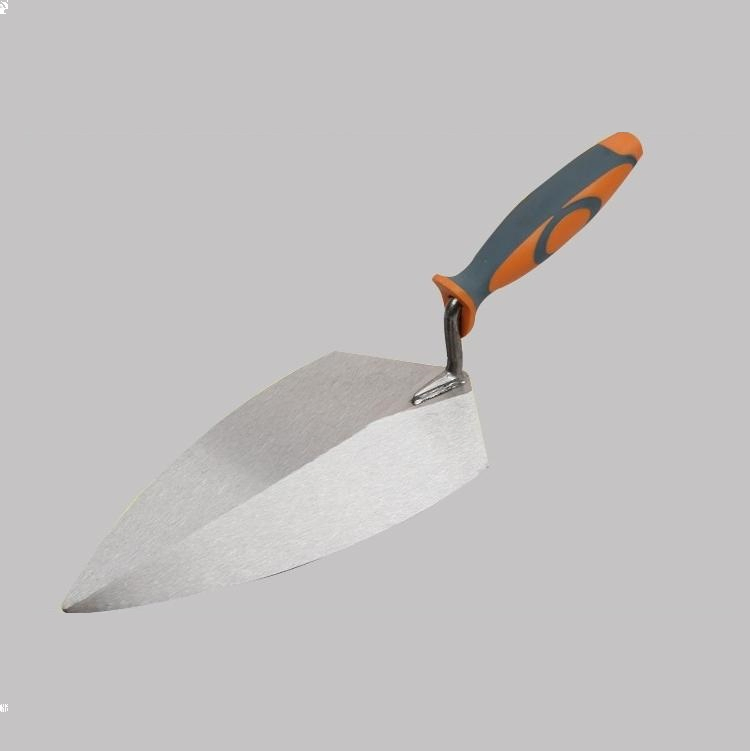 Diamond-Shaped Two-Color Plastic Handle Bricklaying Knife Construction Plastic Handle Hardware Tool Mud Board Triangle Tip