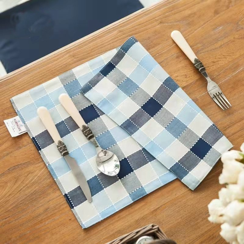 Household Outdoor Indoor Elegant Jacquard Fabric Placemats Home Textile for Kitchen
