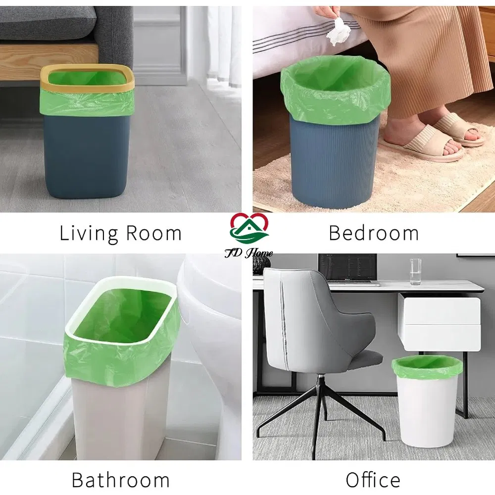 100PCS 4-6gallon Environmentally Friendly Biodegradable Recyclable Garbage Bags