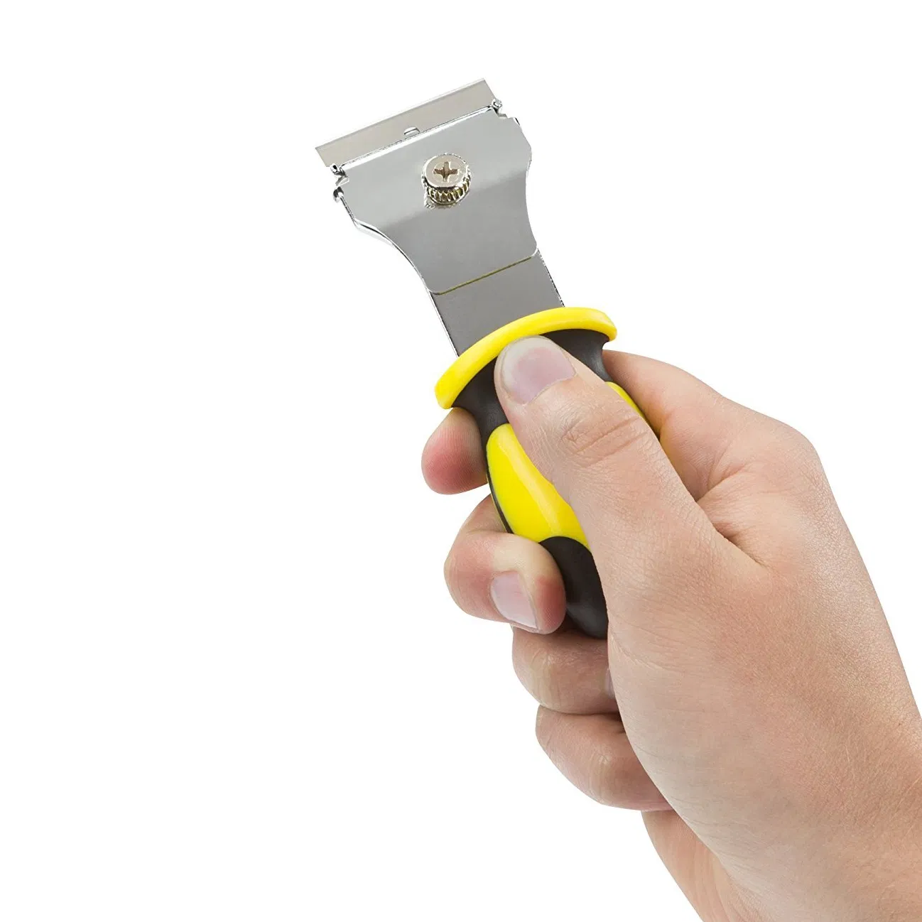 Hautine Cleaning Scraper Plastic Razor Scraper with Plastic Blades