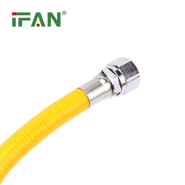 Ifan Professional Supply Stainless Steel Corrugated Gas Pipe Flexible Hose Pipe Flexible Hose