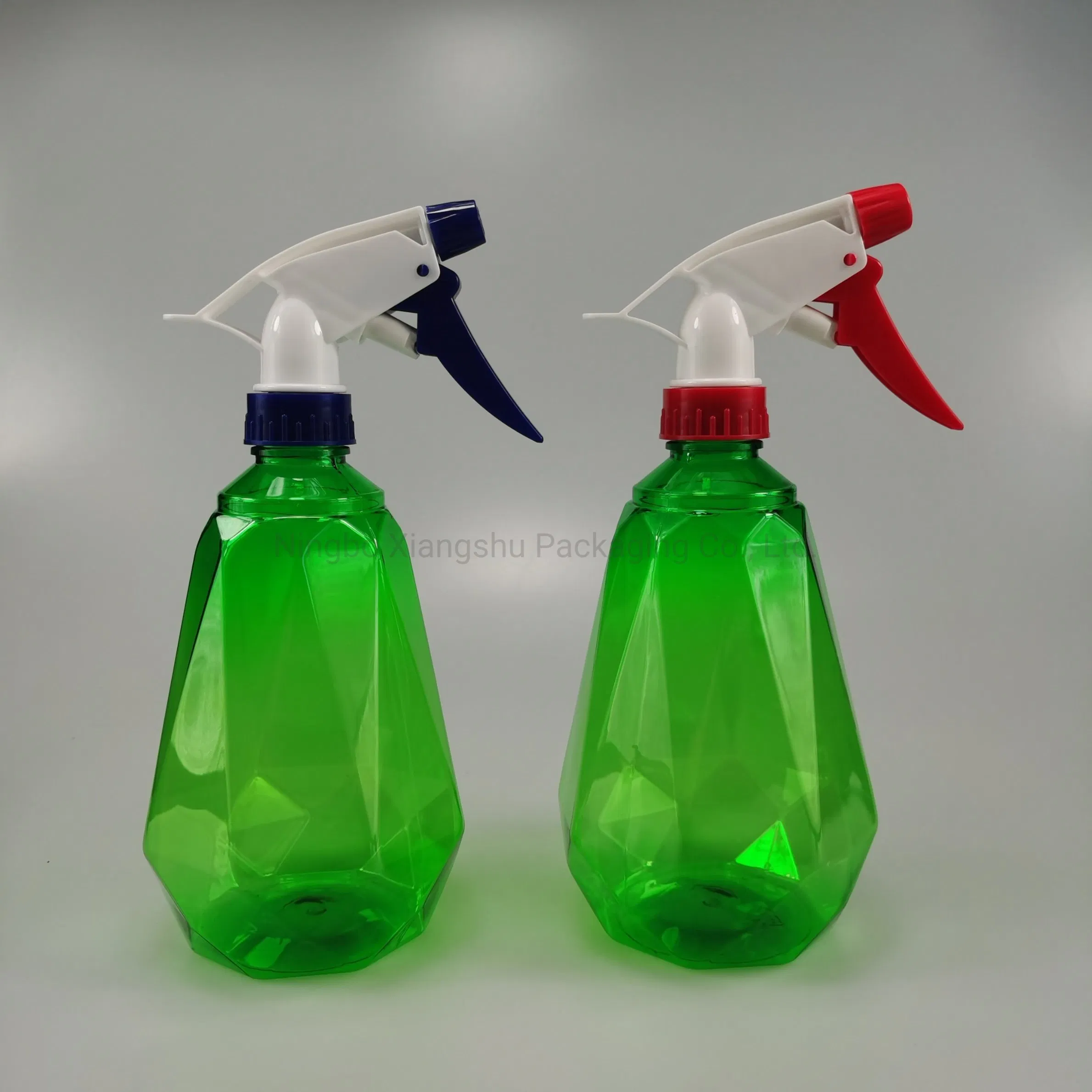 600ml Housekeeping Cleaners and Disinfectants Diamond Pattern Plants Flowers Water Reusable Plastic Spray Bottles for Garden