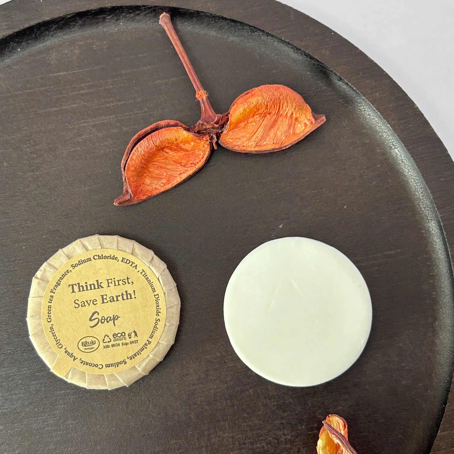 Wholesale High Quality Disposable 30g Soap for Hotel Using with Customizable Kraft Paper Packing