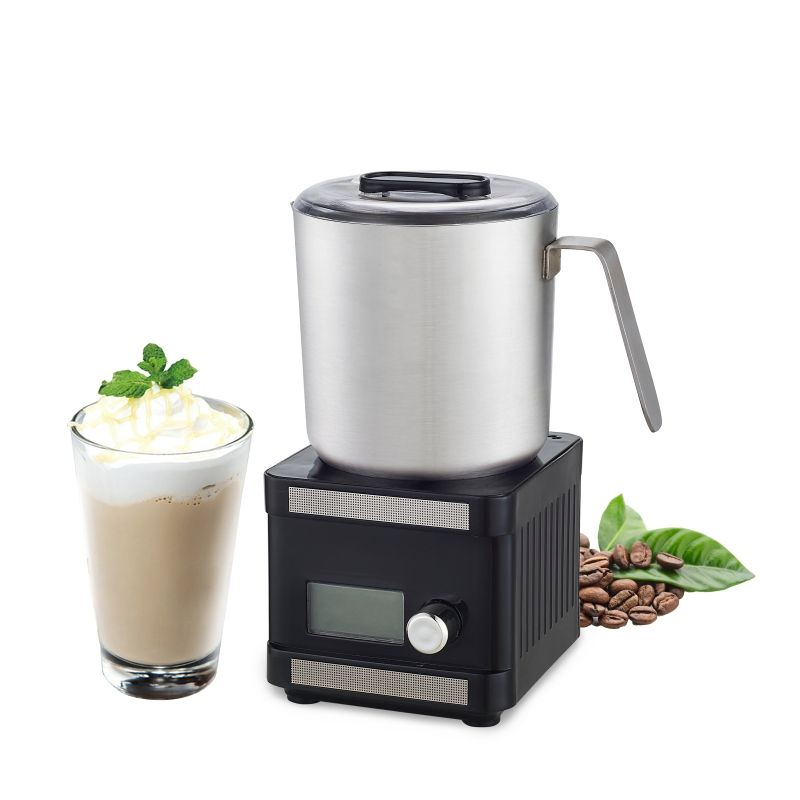 Commercial Automatic Coffee Milk Foam Maker Mixer Stainless Steel Electric Milk Frother