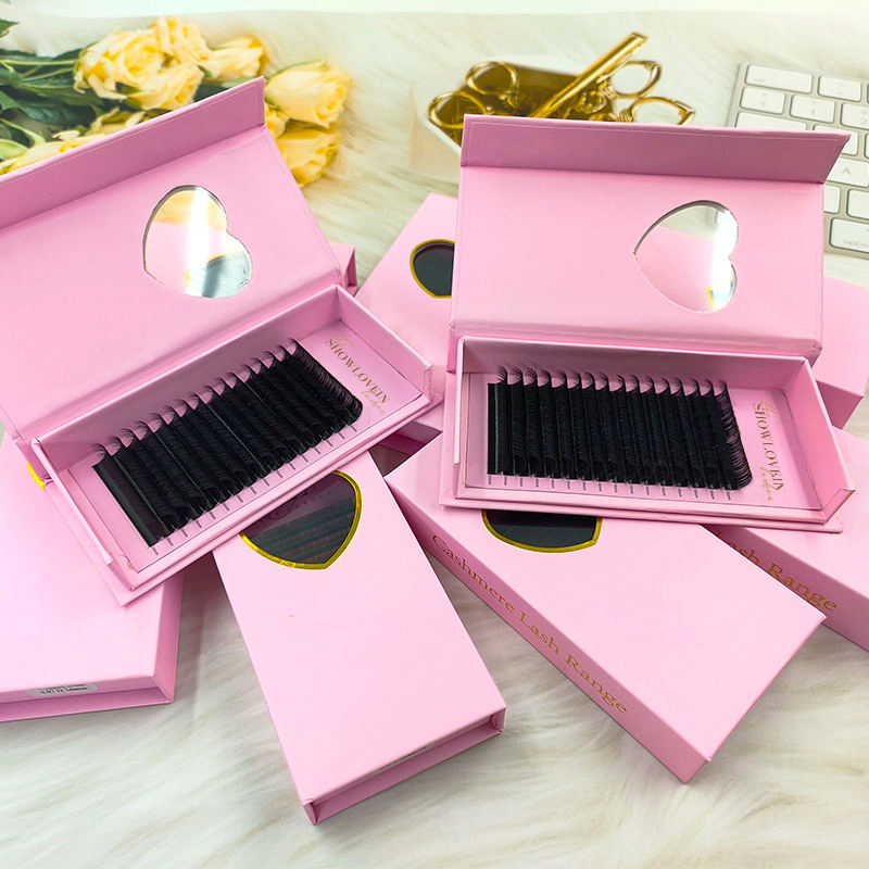 0.03 0.05 0.07 Easy Fan Lashes 6-25mm Extremely Soft Easy Fanning Eyelash