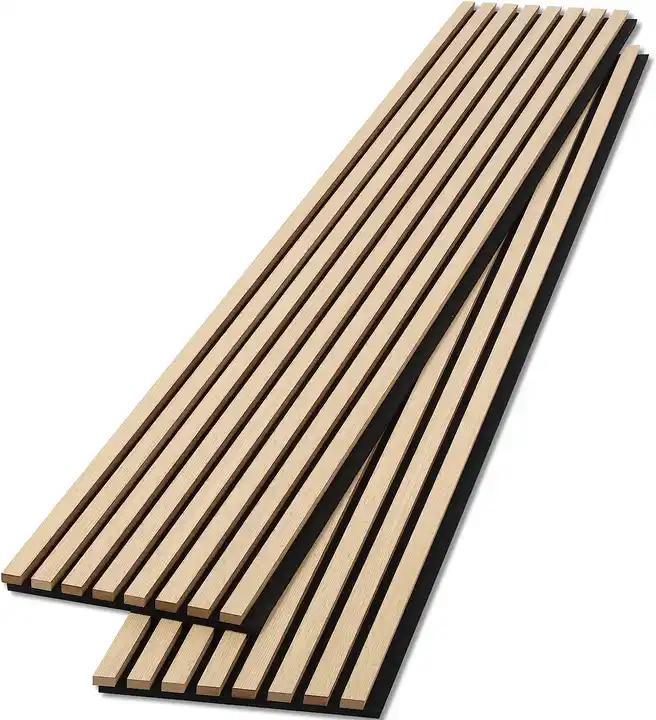 Custom Akupanel Wooden Slat Acoustic Sound Proof Panels Slated Wood Acoustic Panel