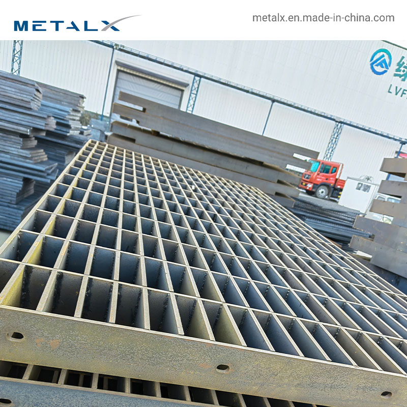 OEM Grating Steel Steel Grating Serrated Flat Bar Drain Cover Steel Bar Grate Floor Grating