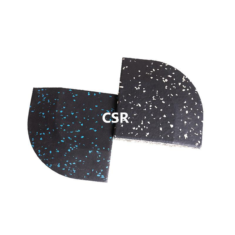 Impact-Resistant Gym Rubber Flooring Tile for Home and Commercial Use