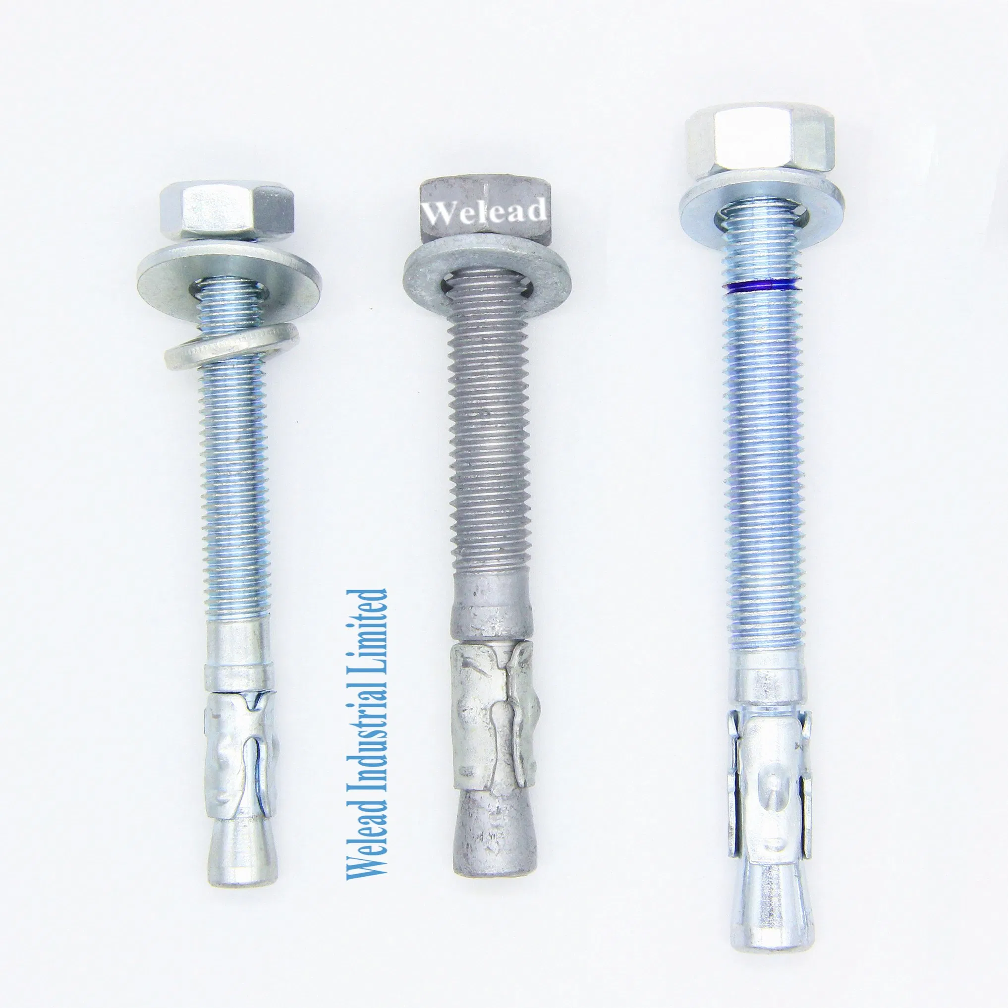 Анкерный болт клиновой M8x125, оцинкованный