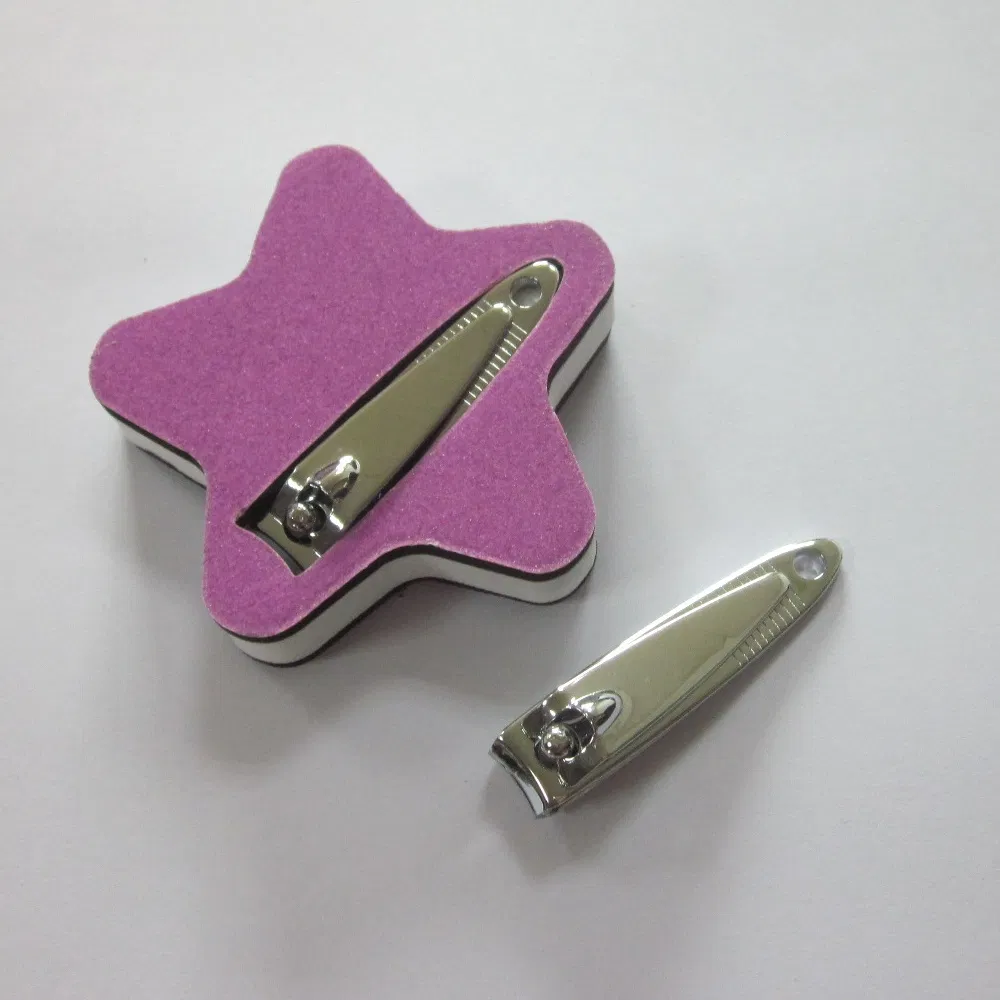 Small Nail Clipper Set with Star EVA Nail Buffer