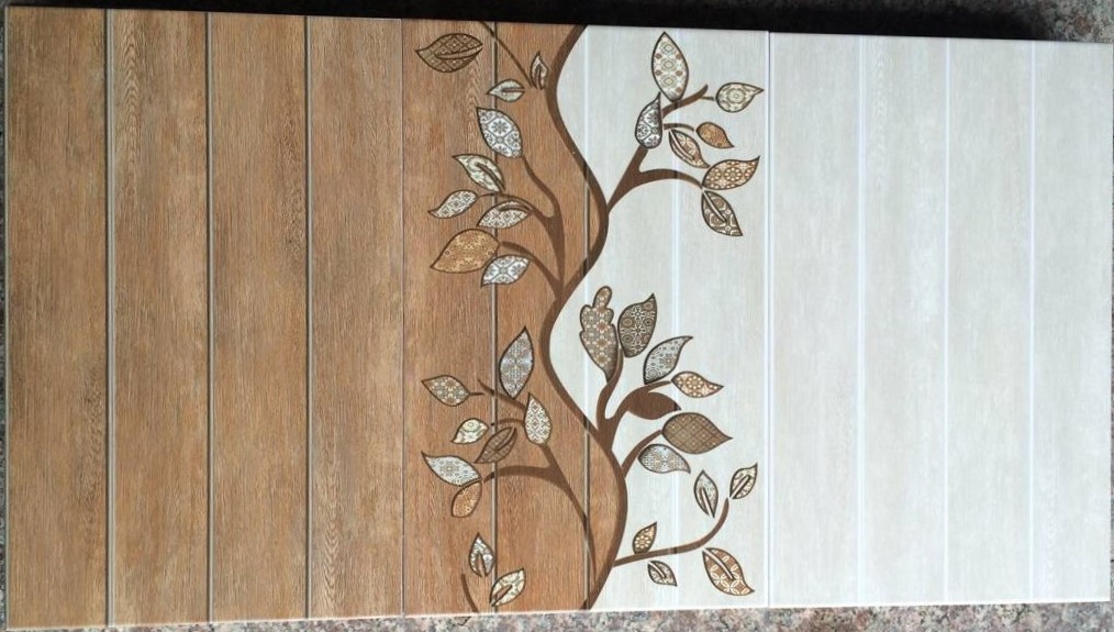 Wood Texture Look Strip Shape Ceramic Wall Tile for House Decoration (250*400mm)
