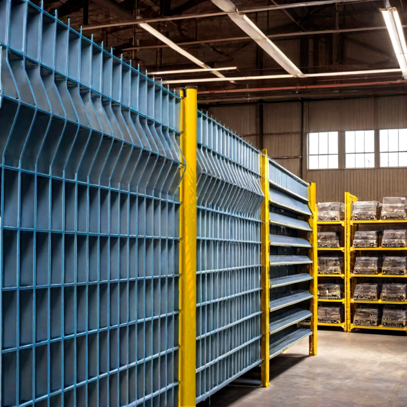 Durable PVC Coated Curved Welded Security Fence Panels